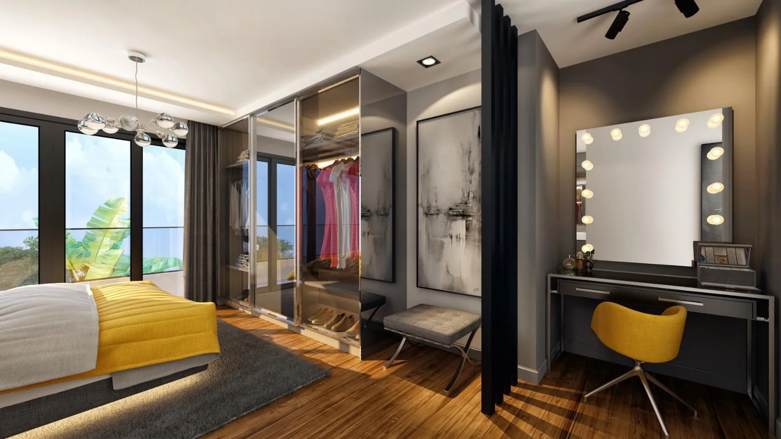 Kuşadası Karaova Mahallesi villa projesi, tasarım görseli