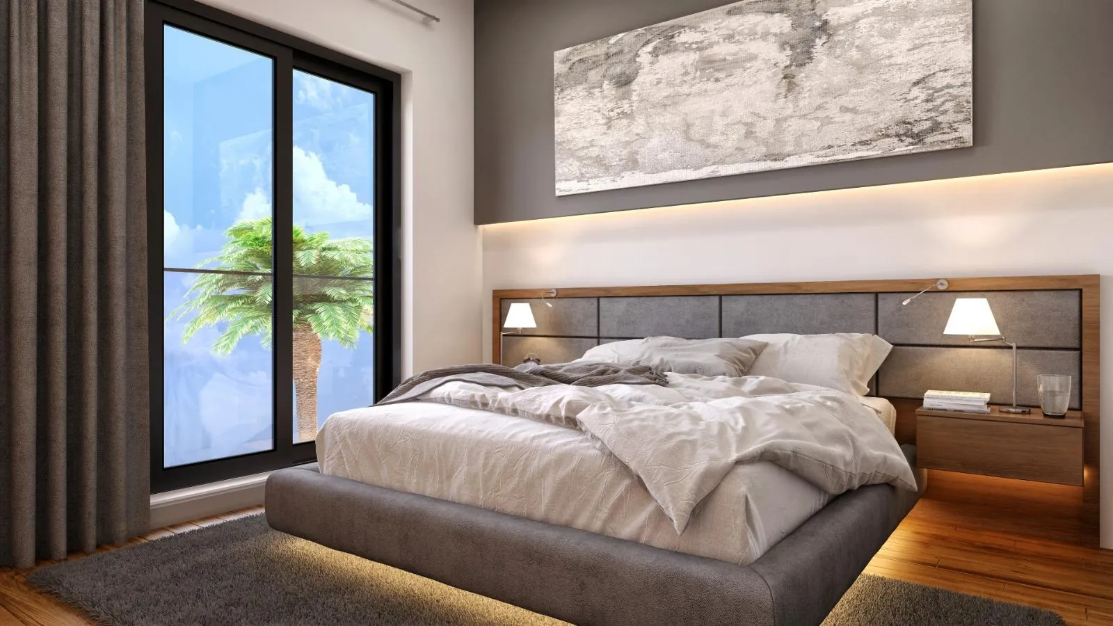 Kuşadası Karaova Mahallesi villa projesi, tasarım görseli